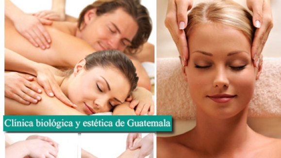 [Imagen:¡Paga Q55 en vez de Q300 por un masaje de relajación que incluye: 15 minutos de masaje cráneofacial, 15 minutos de masaje en cuello y espalda, 15 minutos de masaje con aparatología y 15 minutos de reflexología en pies en Clínica Biológica y Estética!]