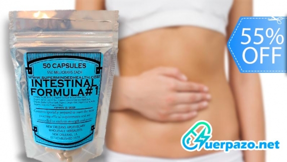 [Imagen:¡No Más Estreñimiento! ¡Paga Q249 en lugar de Q550 por 50 Cápsulas de Intestinal Fórmula #1 de 550 mg Super Minded Health para Limpiar, Curar y Fortalecer el Sistema Gastro-Intestinal!]