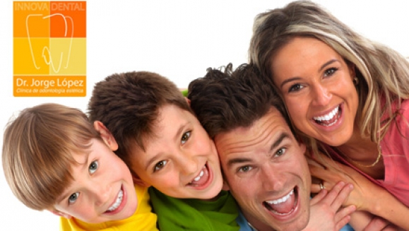 [Imagen:¡Paga Q89 en vez de Q550 por desmanchado dental con micropartículas de bicarbonato +eliminación de sarro con ultrasonido +aplicación tópica de flúor +examen diagnóstico +membresía con 20% OFF en tratamientos dentales posteriores en Innova Dental!]
