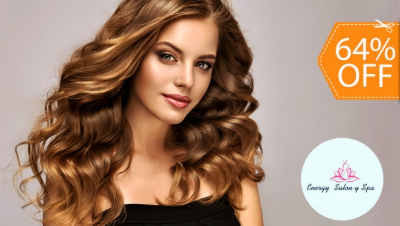 [Imagen:¡Paga $18 en Lugar de $50 por Tinte Completo, Retoque, Baño de Color o Mechas Bayalage, Babylights o Tradicionales + Lavado + Secado o Planchado + Sellador de Color + Gotas de Finalización!]