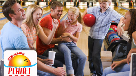 [Imagen:¡Paga Q98 en lugar de Q196 por 1 hora de boliche + 3 porciones de nachos con queso + 3 gaseosas  en Planet Bowl!]