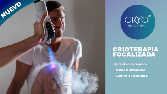 [Imagen:¡Paga $20 en Lugar de $68 por 1 Sesión de Crioterapia Focalizada + 1 Sesión de Tens + 1 Sesión de Theragun para Aliviar Dolores y Contracturas Musculares!]