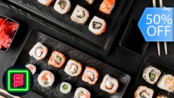 [Imagen:¡Paga Q199 en Lugar de Q398 por Combo Japonés a Domicilio para hasta 4 que Incluye: 4 Rollos de Sushi de Especialidad California, California Especial, Ninja y Avocado + Entrada de Wantanes de Camarón Tamaño XL + 1.5 Litro de Pepsi!]