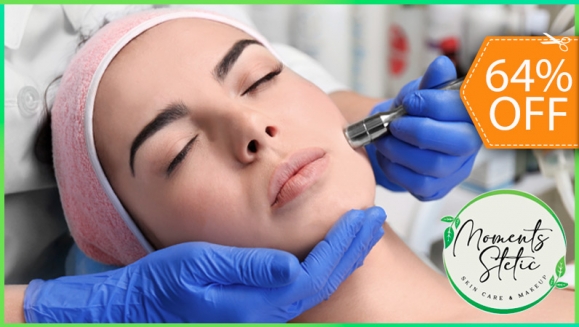 [Imagen:¡Paga $16 en Lugar de $45 por 1 Microdermoabrasión con Punta de Diamante + Limpieza Facial + Exfoliación + Vaporización + Extracción de Puntos Negros + Mascarilla de Colágeno + Aromaterapia!]
