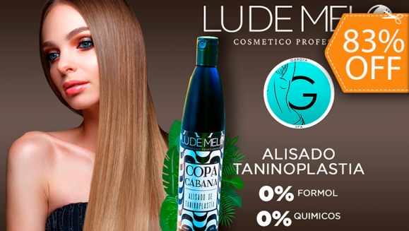 [Imagen:¡Paga $29 en Lugar de $175 por Alisado de Taninoplastía Copacabana de La Exclusiva Marca Lu de Melo + Lavado Detox + Mascarilla Capilar Hidratante + Limpieza de Puntas + Gotas de Argán!]