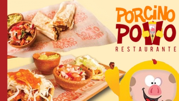 [Imagen:¡Paga Q30 en lugar de Q65 por una porción de wrap a elección o una porción de sopes  + bebida a tu elección en Restaurante Porcino Pollo!]