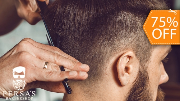 [Imagen:¡Paga $10 en Lugar de $40 por 4 Cortes de Cabello o de Barba + 4 Lavados + 4 Aplicaciones de Cera para Peinar + 4 Limpiezas Faciales Express!]