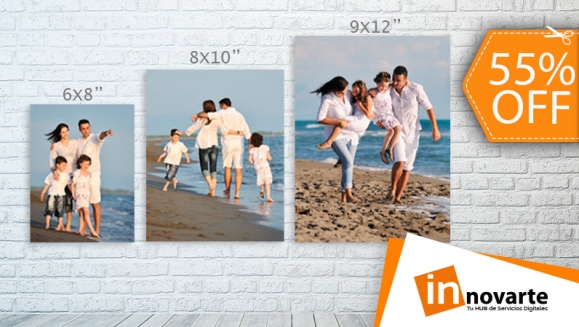 [Imagen:¡Paga $10 en Lugar de $22 por 3 Fotografías o Imágenes Impresas en Canvas Flat de 6x8, 8x10 y 9x12 Pulgadas!]