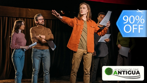 [Imagen:¡Paga Q499 en Lugar de Q4,800 por Curso de Actuación y Cinematografía que Incluye: Producción Audiovisual + Guion Cinematográfico + Software Para Edición de Escritura de Guion + Certificación Impresa!]