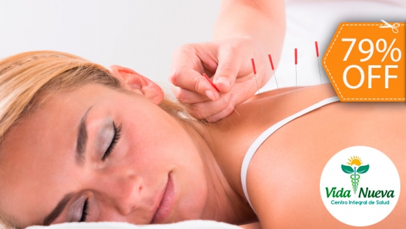 [Imagen:¡Paga $15 en Lugar de $70 por 1 Masaje Relajante + 1 Sesión de Acupuntura + 1 Ajuste Quiropráctico + Masaje Cráneo-Facial + Reflexología + Evaluación con Iridología (Estudio del Iris del Ojo)!]