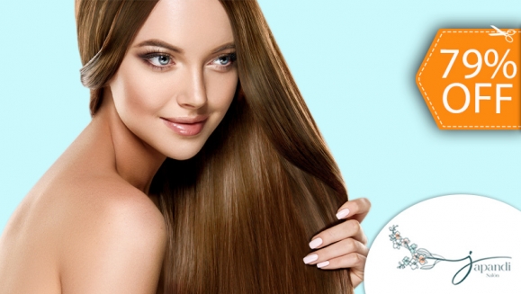 [Imagen:¡Paga $17 en Lugar de $80 por Tratamiento Capilar Brasilianische Hidratante o Cristal Antifrizz + Lavado Nutritivo + Tratamiento Sellador + Proteínas de Seda + Secado + Planchado + Maquillaje Permanente en Manos o Pies o Corte de Puntas y Más!]