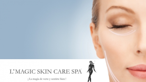 [Imagen:¡Paga $15 en lugar de $45 por Paquete Facial completo que incluye: Limpieza de Rostro + Vaporización + Exfoliación + Masaje Relajante Facial + Extracción profunda de puntos + Mascarilla + Cauterización + Aromaterapia en L’Magic Skin Care Spa!]