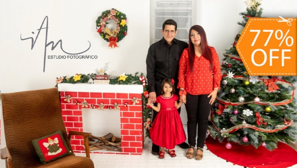 [Imagen:¡Paga $23 en Lugar de $100 por Sesión Fotográfica Profesional en Estudio hasta para 5 Personas + 25 Fotografías Editadas en Formato Digital + Tarjeta Digital!]