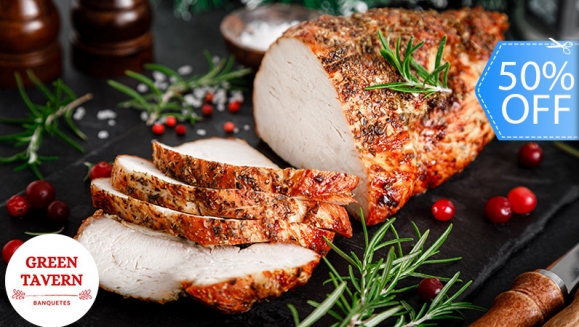 [Imagen:¡Paga Q649 en Vez de Q1,300 por Banquete de Fin de Año para 10 a 12 Personas: Pierna de Cerdo Horneada de 10 a 12 Lbs + 4 Lbs de Puré de Papa o Arroz + 3 Lbs de Ensalada Navideña + 20 Unidades de Pan Pirujo + 1 Litro de Salsa Gravy + 9 Lt de Gaseosa!]