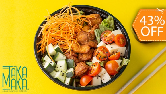 [Imagen:¡Paga $14.99 en Lugar de $26.45 por Menú Hawaiano para 2 con: 2 Kole Kole Bowls + 1 Entrada Wantan Chips con Crazy Dip Mayo + 2 Limonu Vanilla!]