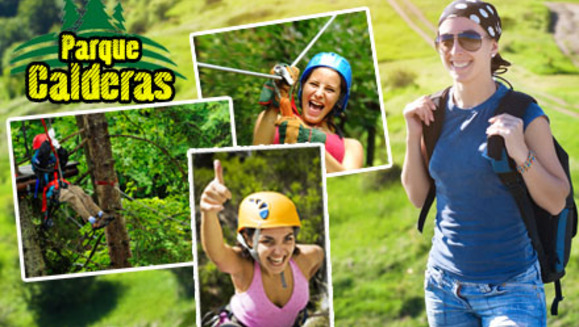[Imagen:¡Paga Q65 en lugar de Q150 por un día lleno de diversión y aventura (1 canopy, 1 rapel, columpios gigantes, balsas con remos, caminata por bosque virgen) en Parque Calderas!]