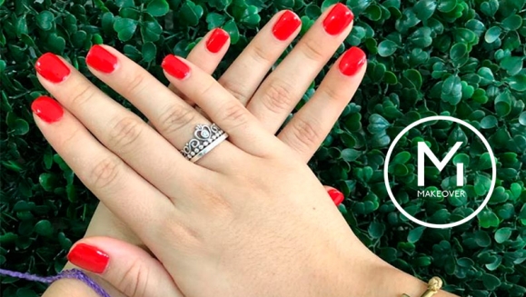 [Imagen:¡Paga $12 en Lugar de $24 por Manicure Spa + Pedicure Spa + Esmaltado Permanente en Manos y Pies Marca Gelish!]