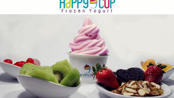 [Imagen:¡Paga $5 y consume $10 en los deliciosos frozen yogurt de Happy Cup!]