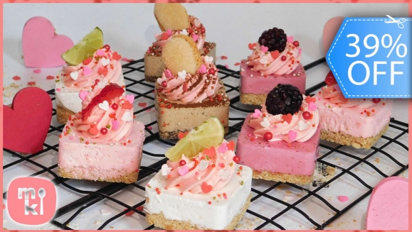 [Imagen:¡Paga Q79 en Lugar de Q130 por 1 Caja con 8 Cheesecakes Bites de Sabores a Elección entre: Fresa, Limón, Tiramisú, o Mora!]