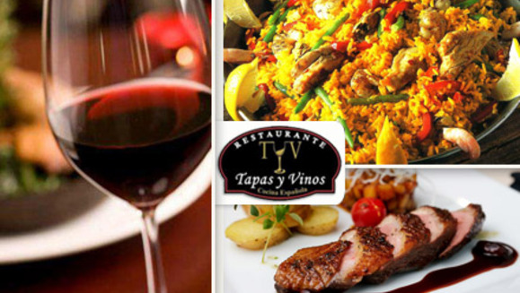[Imagen:¡Paga $10 y consume $20 en todo el menú de Tapas y Vinos!]