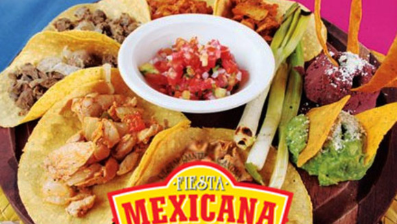 [Imagen:¡Paga $7 y recibe 2 pases “ALL YOU CAN EAT” en la taquiza de Fiesta Mexicana!]