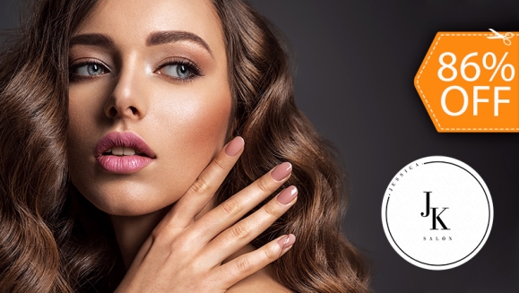 [Imagen:¡Paga $12 en Lugar de $88 por Tratamiento Capilar Luxury de Argán + Lavado + Limpieza de Puntas + Secado, Planchado u Ondas + Manicure Spa + Pedicure Spa + Esmalte Permanente en Manos + Limpieza de Cejas!]