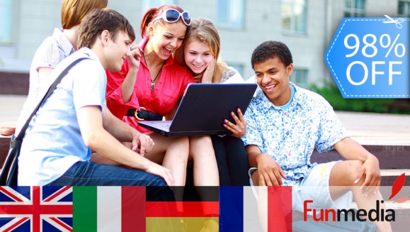 [Imagen:¡Paga Q99 en vez de Q4,500 por 18 Meses de Curso Online de Idioma a Elección: Inglés, Alemán, Italiano o Francés + Certificación por Cada Nivel del Curso Aprobado + BONO: 18 MESES GRATIS DE OTRO CURSO A ELECCIÓN!]