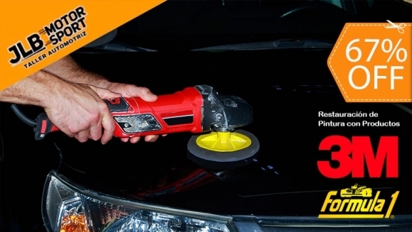 [Imagen:¡Paga $20 en Lugar de $60 por Abrillantado de Pintura con: Aplicación de Robin 3M + Encerado a Máquina Fórmula 1 + Car Wash!]