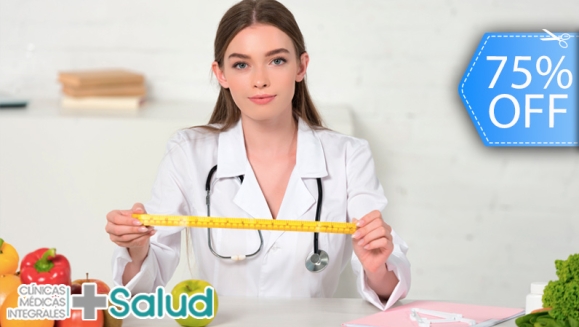 [Imagen:¡Paga Q99 en Lugar de Q400 por 2 Consultas Nutricionales + Plan Alimenticio Personalizado + Programa de Ejercicio en Más Salud, Zona 9!]