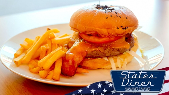 [Imagen:¡Paga $11 en Lugar de $22.75 por 2 Classic Cheeseburger, Bacon Cheeseburger, Jalapeño Cheeseburger o Mushroom Cheeseburger + 1 Chili Cheese Fries + 2 Sodas con Refill!]