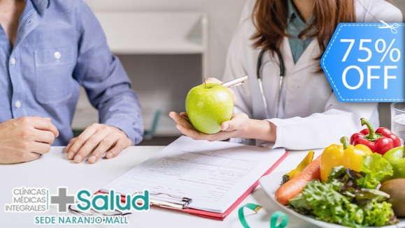 [Imagen:¡Paga Q99 en Lugar de Q400 por 2 Consultas Nutricionales + Plan Alimenticio Personalizado + Programa de Ejercicio en Más Salud, Naranjo Mall!]