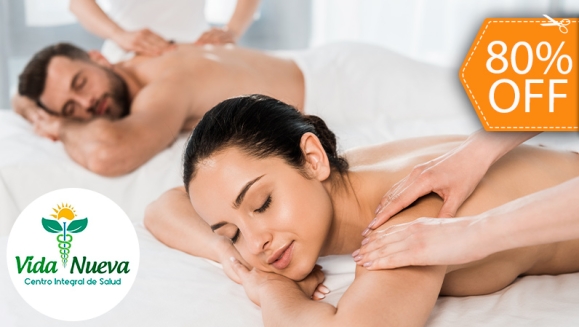 [Imagen:¡Paga $20 en Lugar $100 por 2 Masajes Relajantes + 2 Exfoliaciones Corporales + 2 Ajustes Quiroprácticos + 2 Aplicaciones Faciales de Crema de Colágeno!]