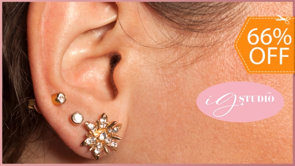 [Imagen:¡Paga $12 en Lugar de $35 por 1 Perforación en Oreja, Ombligo o Nariz + Pieza Básica!]