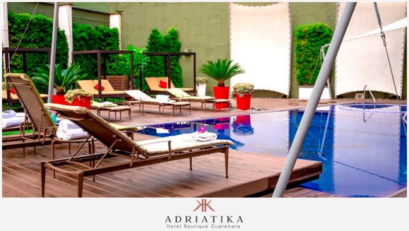 [Imagen:¡Paga Q669 en lugar de Q1,460 por Estadía de Lujo para 2 Adultos y hasta 2 Niños en Executive Suite, Executive Room o Deluxe Room + 2 Desayunos Buffet + Uso de Piscina, Jacuzzi, Sauna y Gimnasio!]