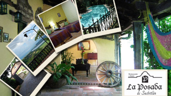 [Imagen:¡Vive una experiencia inolvidable en Suchitoto! ¡Paga $44 en lugar de $88.50 por estadía de una noche para 2 adultos y 2 niños en La Posada de Suchitlán!]