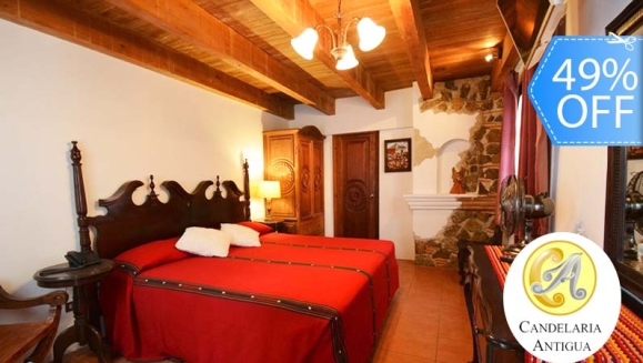 [Imagen:¡Paga Q499 en Lugar de Q975 por Estadía Romántica en Antigua: Habitación con Cama Queen o King + 2 Desayunos Típicos o Americanos + 2 Copas de Vino + Bombones de Chocolate + Impuestos Incluidos!]