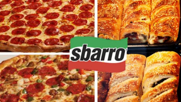 [Imagen:¡Paga Q60 en lugar de Q120 por 1 Pizza Gigante de 18’’ o 4 Stromboli de cualquier especialidad en Sbarro!]