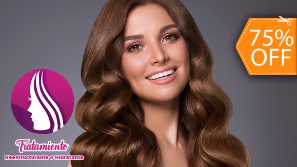 [Imagen:¡Paga $10 en Lugar de $40 por Tratamiento Capilar Reestructurante o Hidratante + Lavado + Corte con Estilo + Planchado, Secado u Ondas + Serum Sellador!]