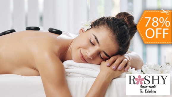 [Imagen:¡Paga $9 en Lugar de $40 por Masaje de Piedras Calientes + Masaje Relajante + Masaje Craneal + Masaje en Manos + Exfoliación Corporal + Aromaterapia!]