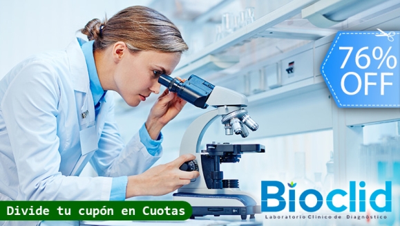 [Imagen:¡Paga Q499 en Lugar de Q2,075 por 35 Exámenes de Laboratorio: Hematología + Glucosa + Triglicéridos + Colesterol + Potasio + Sodio + Bilirrubina + Helicobacter Pylori y Más!]