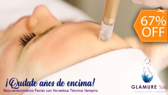 [Imagen:¡Paga $30 en Lugar de $90 por Rejuvenecimiento Facial que Incluye: 1 Sesión de Plasma Rico en Plaquetas con Microneedling + 1 Limpieza Facial Profunda + 1 Mascarilla de Ácido Hialurónico + 1 Sellador de Ozono + 1 Mascarilla Vampiro!]