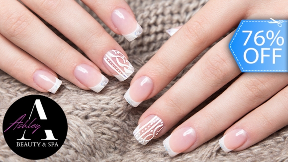 [Imagen:¡Paga Q65 en Lugar de Q275 por Set de Uñas Acrílicas Baby Boomer, Naturales o French + Decoración en 2 Uñas + Manicure Express + Aplicación de Parafina!]