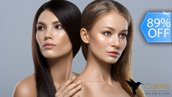 [Imagen:¡Paga Q99 en Lugar de Q900 por 2 Sesiones de Cauterización Capilar de Keratina Collagen o Keratin Mask + Lavado + Corte de Puntas + Planchado + Mascarilla Facial Express + Depilación de Cejas o Bigote con Miel!]