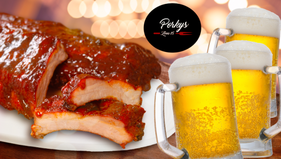 [Imagen:¡Paga Q125 en lugar de Q250 por 1/2 Libra de Costillas + 1/2 Libra de Carnitas + 1/2 Libra de Chicharrones + Guacamol + Picado de Rábano + 12 Tortillas + 3 Cervezas de Barril, Micheladas o Gaseosas!]