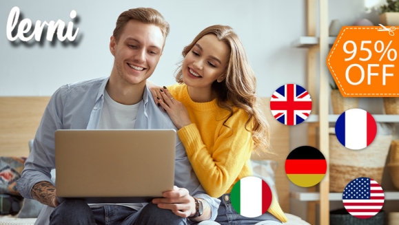 [Imagen:¡Paga $19 en Lugar de $405 y Aprende hasta 4 Idiomas: 12 Meses de Curso Online Certificado de Idioma a Elección: Inglés, Alemán, Italiano o Francés + 12 MESES GRATIS DE OTRO CURSO!]