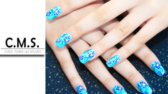 [Imagen:¡Paga Q75 en lugar de Q250 por Set de uñas Acrílicas con Decoración + Manicure Express en CMS Color Make Up Studio!]