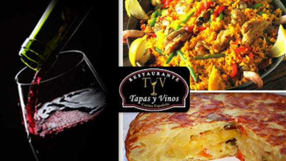 [Imagen:¡Paga $11 y consume $22 en todo el riquísimo menú de Tapas y Vinos!]