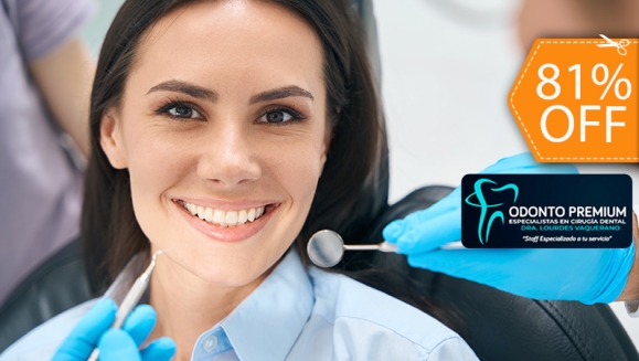 [Imagen:¡Paga $25 en Lugar de $135 por 3 Rellenos o 4 Sellantes + Limpieza con Ultrasonido + Aplicación de Flúor + Diagnóstico con Cámara Intraoral + Evaluación de Ortodoncia!]