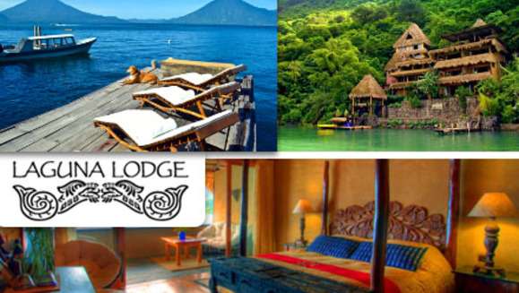 [Imagen:¡Paga Q1218 en lugar de Q3611 por estadía para 2 personas + 2 desayunos + Uso de Kayacs y Canoas + Coctel de bienvenida + entradas a reserva natural en el hotel de 5 estrellas Laguna Lodge Eco Resort! Recibe 15% de descuento en el spa del hotel]