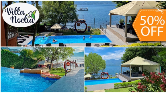 [Imagen:¡Paga $10 en Lugar de $20 y Disfruta del Day Pass Individual de Villas Noelia en El Lago de Coatepeque! ¡Solo 78 Cupones Disponibles!]